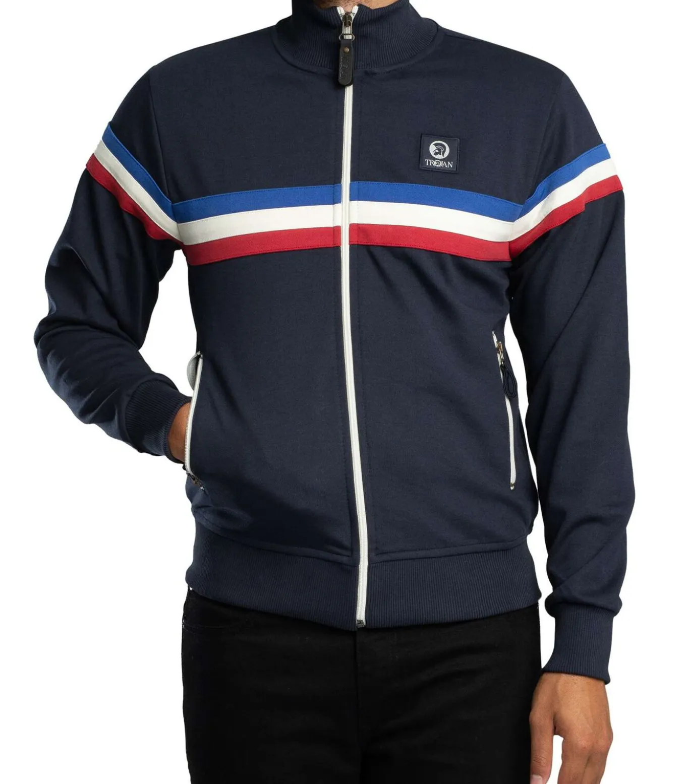 Retro Gestreept Trainingsjack