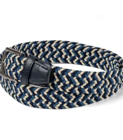 Riem elastisch gevlochten 3 kleuren