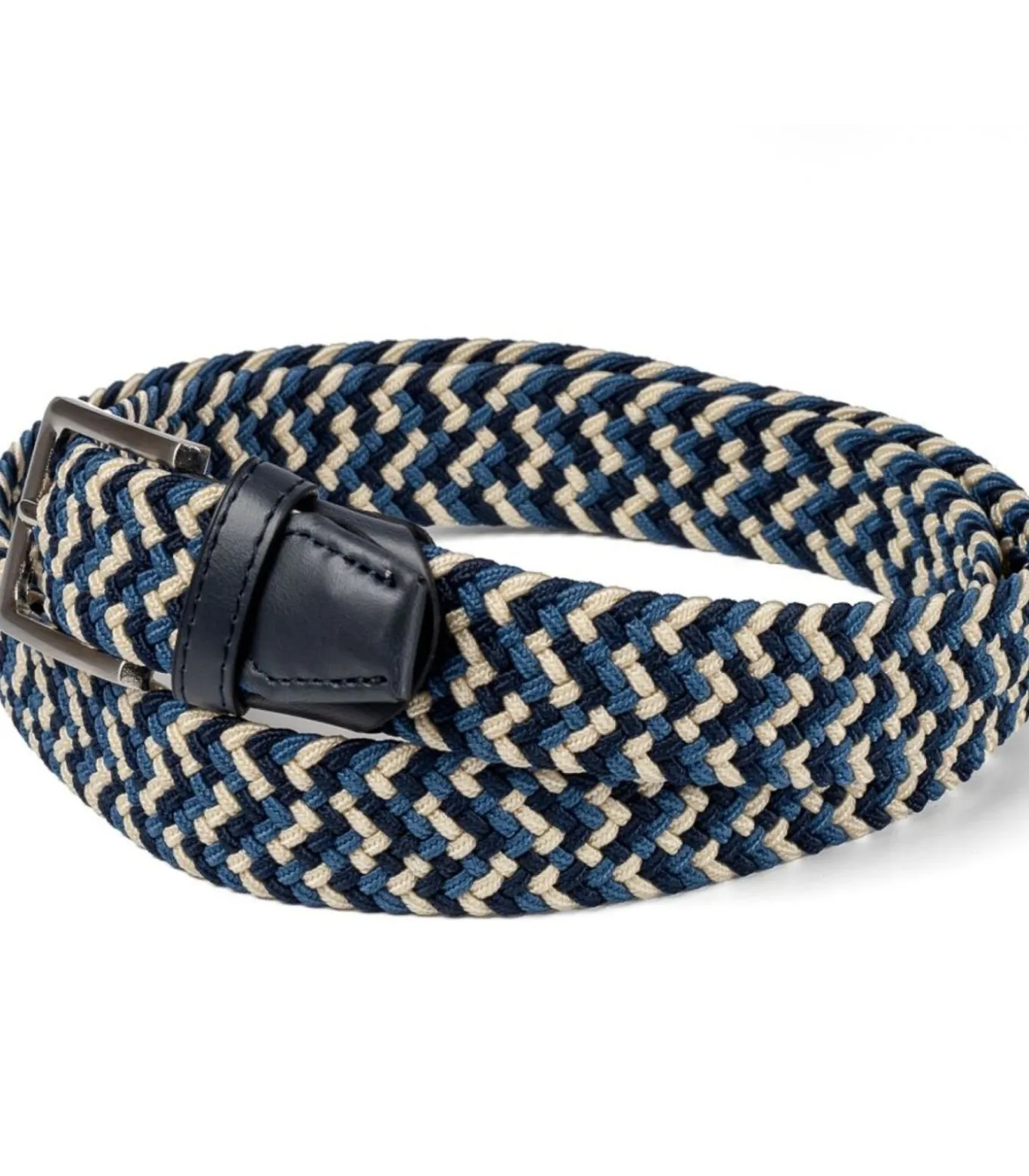 Riem elastisch gevlochten 3 kleuren