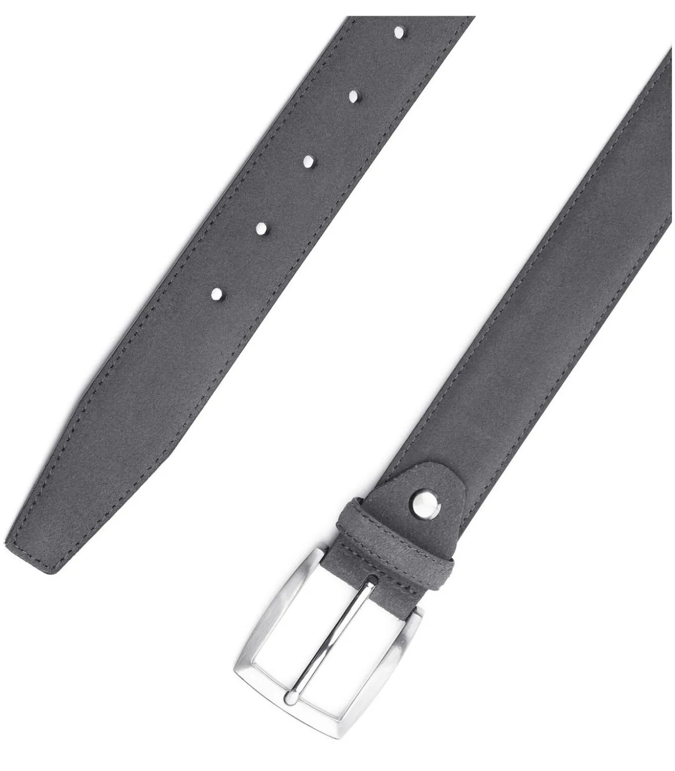Riem Suède Leer Grijs