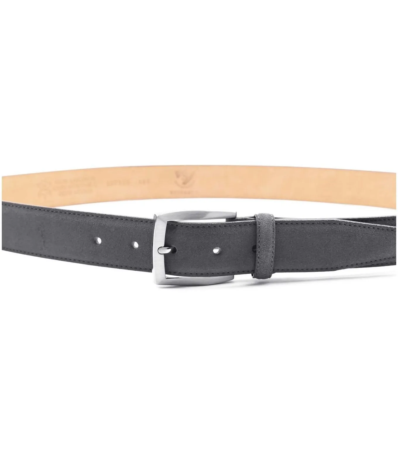Riem Suède Leer Grijs