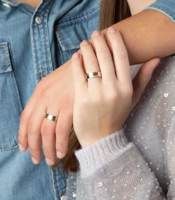 Ring 'Benidorm' Zilver - zilverkleurig-goudkleurig