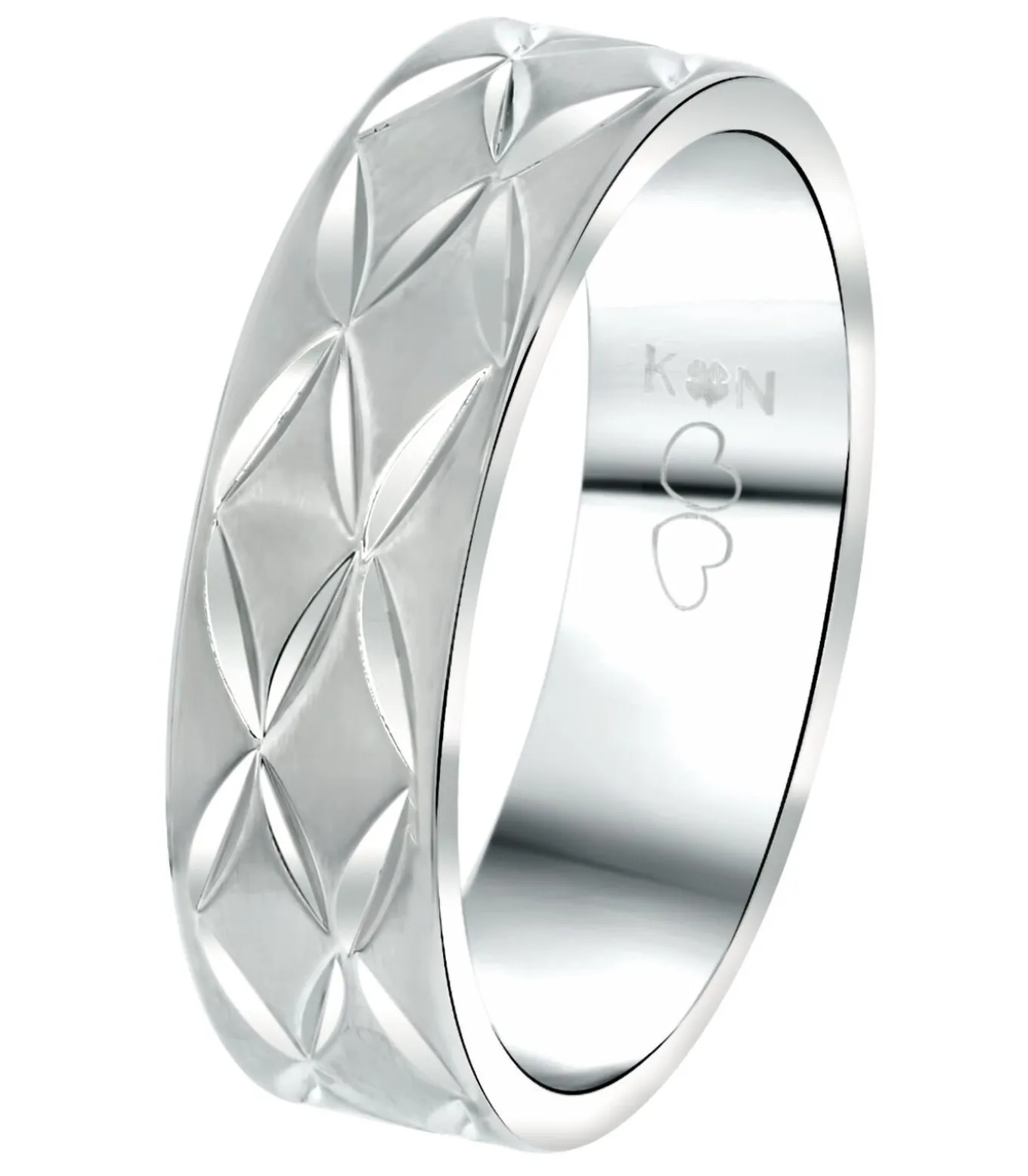 Ring 'Bora' Staal - zilverkleurig