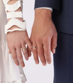 Ring 'Cordoba' Zilver - zilverkleurig-goudkleurig