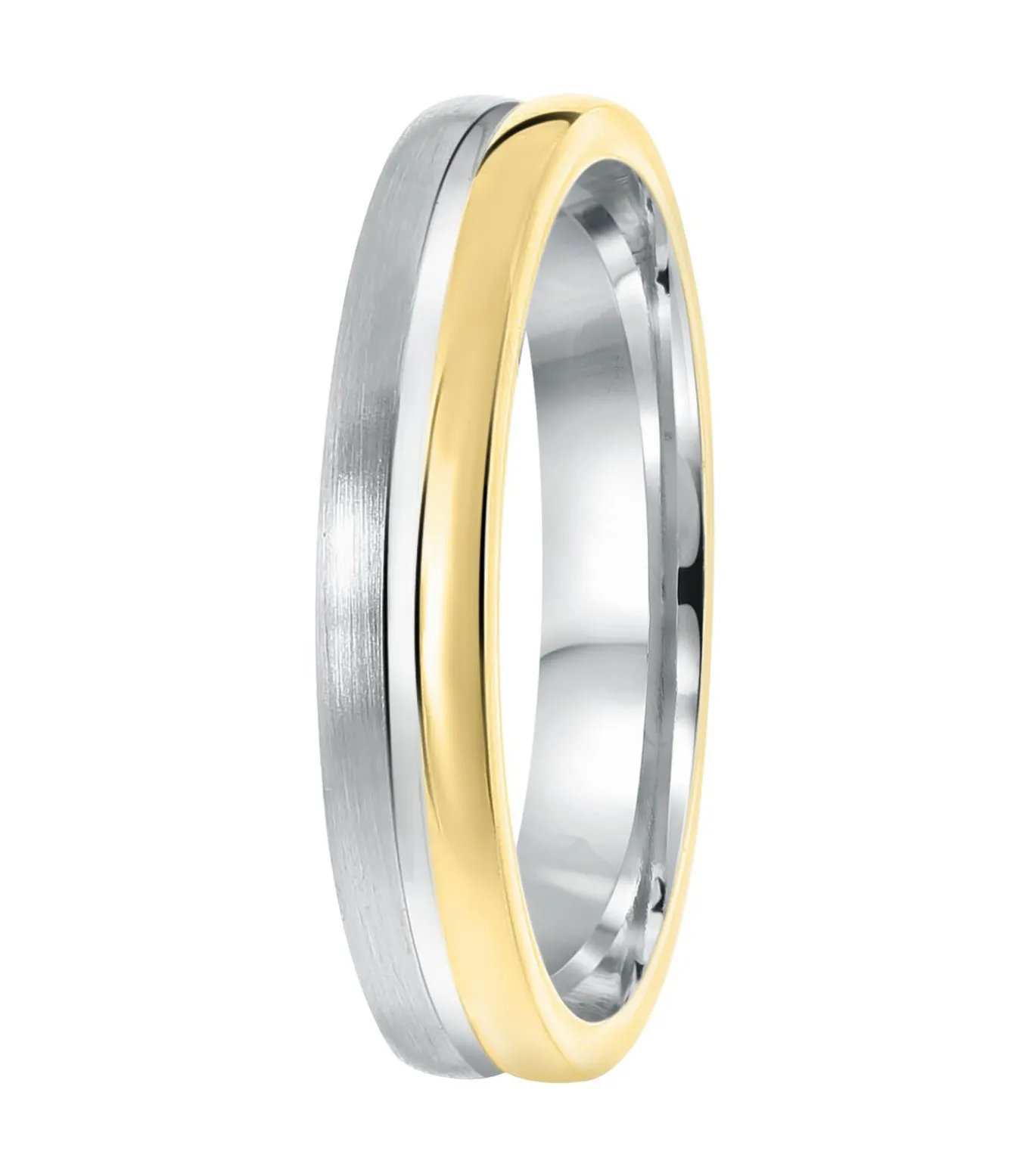 Ring 'Pamplona' Zilver - zilverkleurig-goudkleurig
