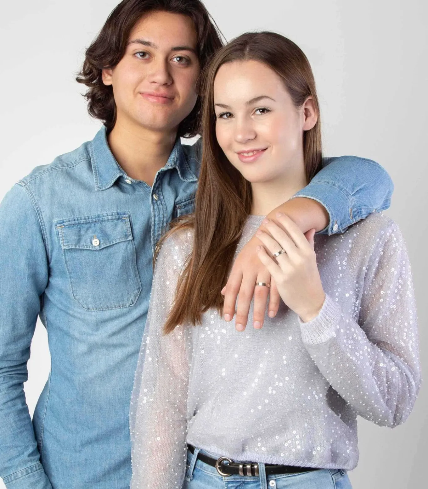 Ring 'San Sebastian' Zilver - zilverkleurig-goudkleurig