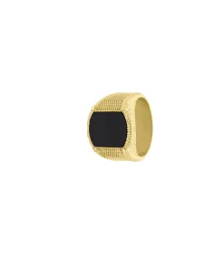 Ring Staal - goudkleurig