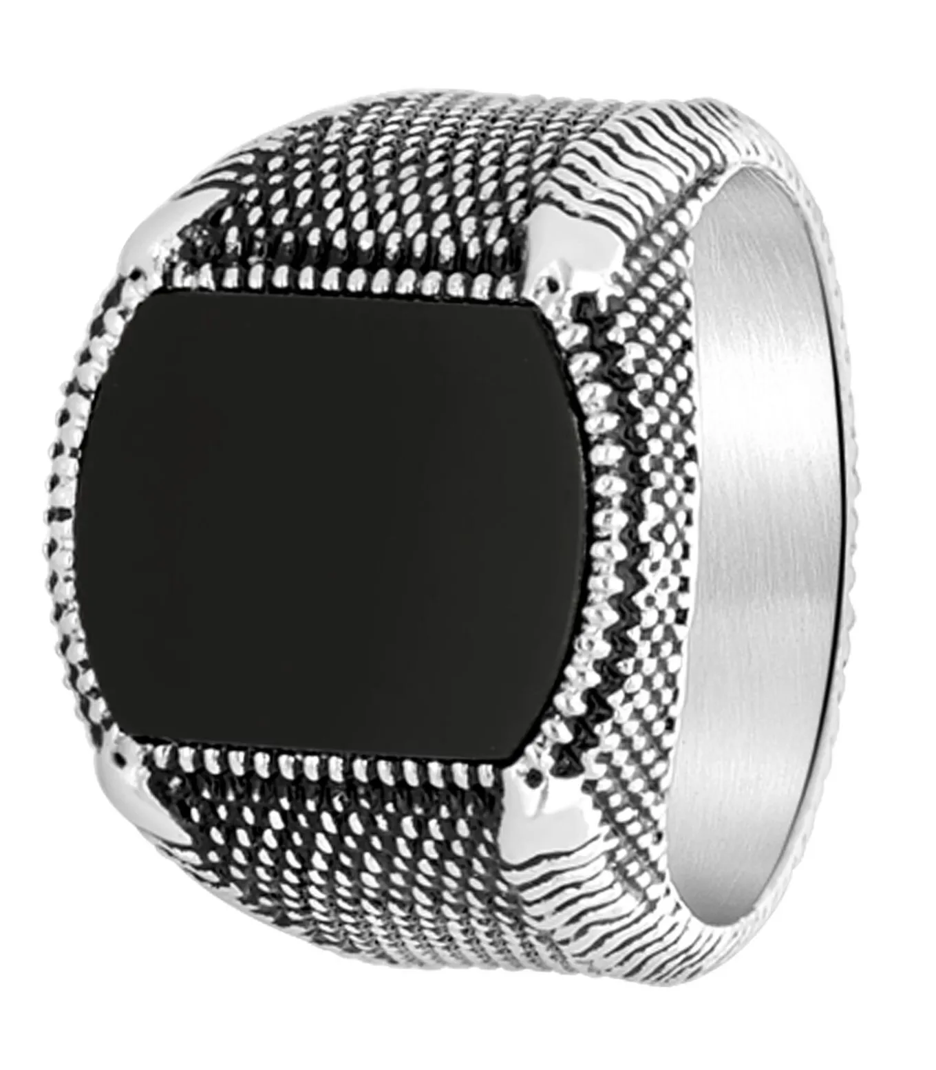 Ring Staal - zilverkleurig