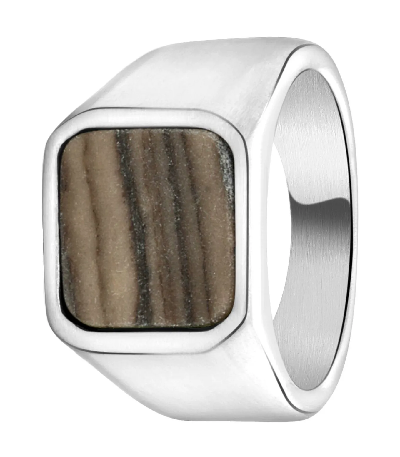 Ring Staal - zilverkleurig