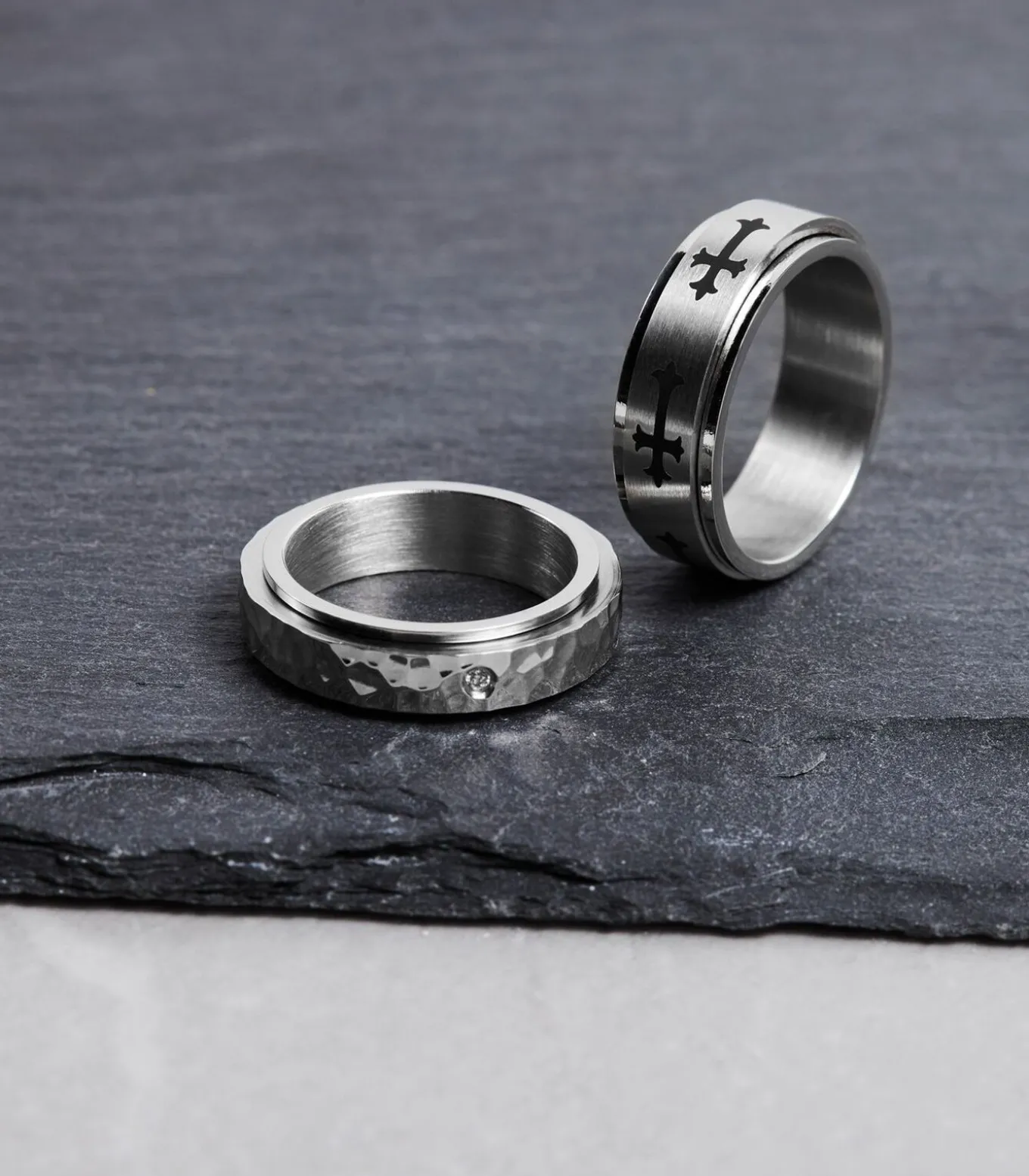 Ring Staal - zilverkleurig