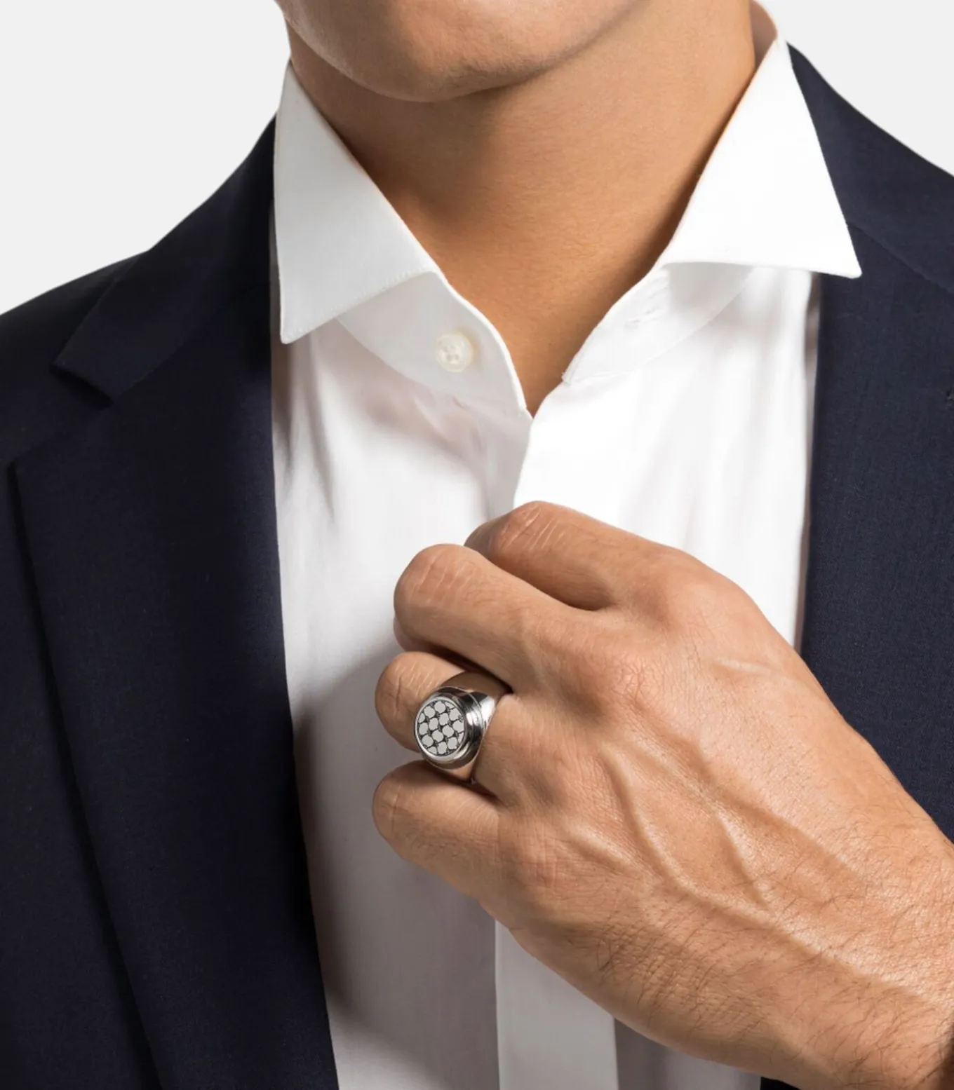 Ring voor mannen, roestvrij staal