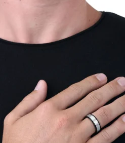 Ring voor mannen, roestvrij staal