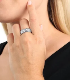 Ring voor mannen, roestvrij staal | draak