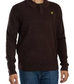 Rugby Relaxed Poloshirt Van Lamswolmix