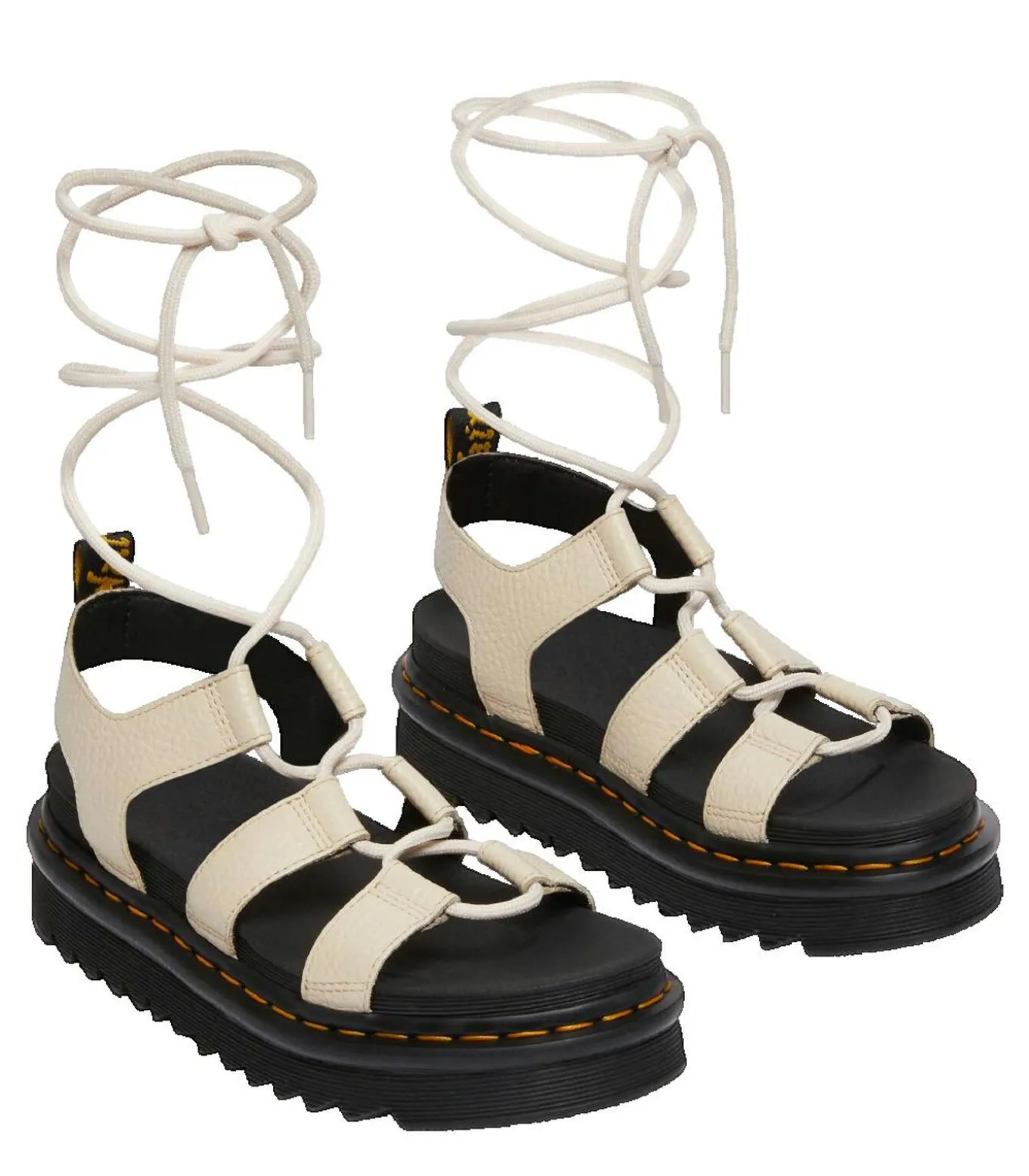Sandalen Dr. Martens Nartilla beige gestructureerd