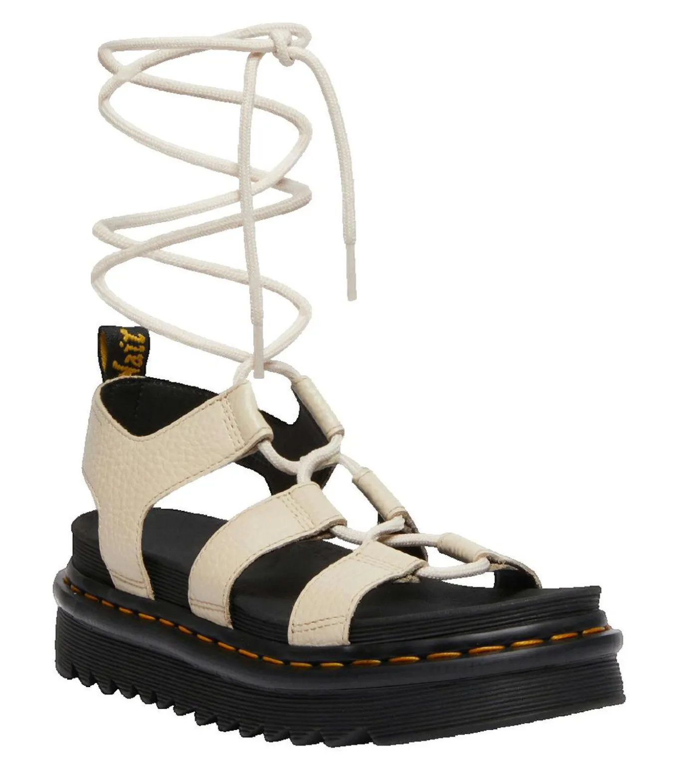 Sandalen Dr. Martens Nartilla beige gestructureerd