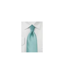 Set Das + pochet zijde mintgroen