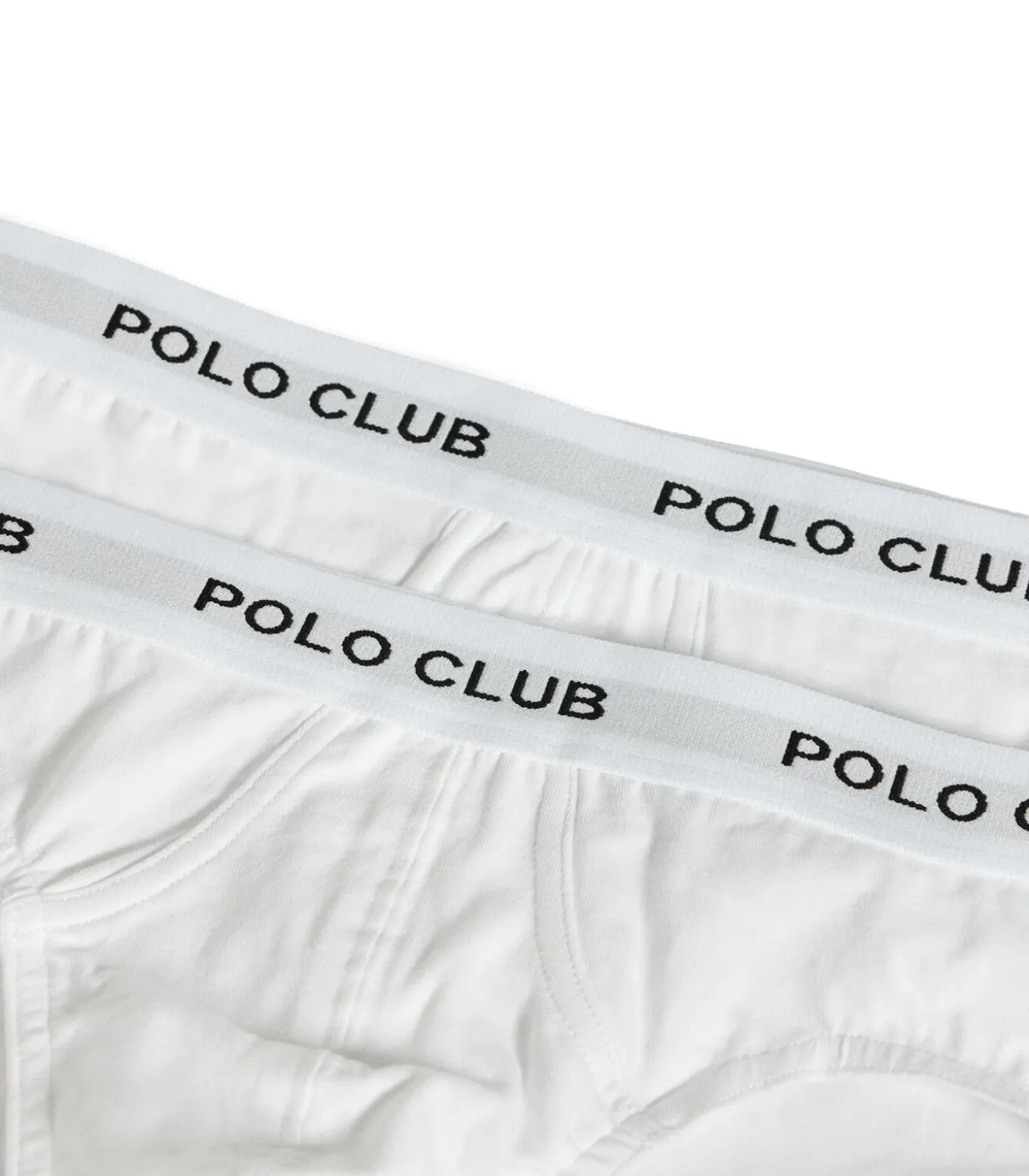 Set van twee witte slips met Polo Club-detail