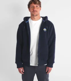 Sherpa hoodie met volledige rits SEFTY