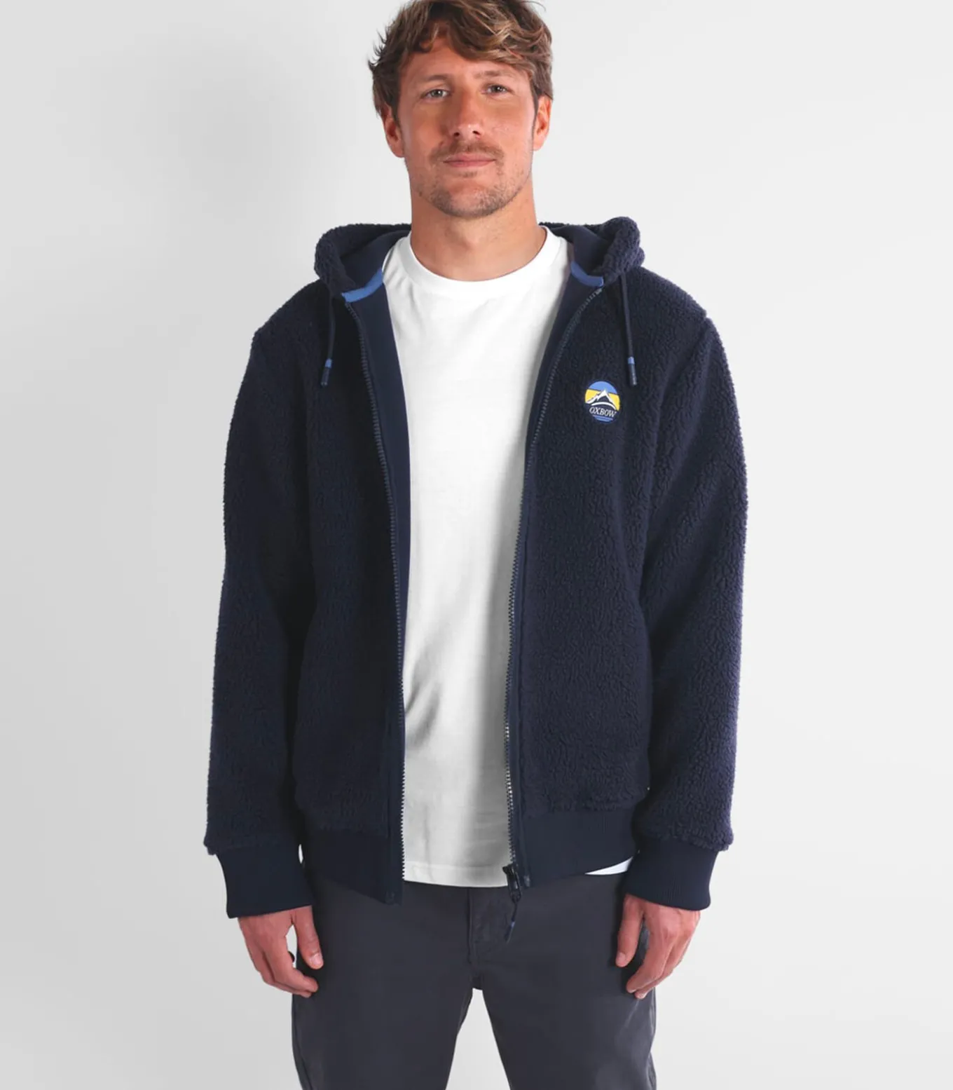 Sherpa hoodie met volledige rits SEFTY