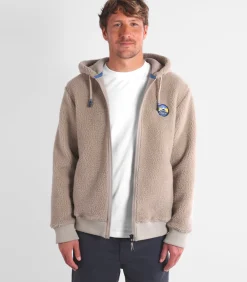 Sherpa hoodie met volledige rits SEFTY