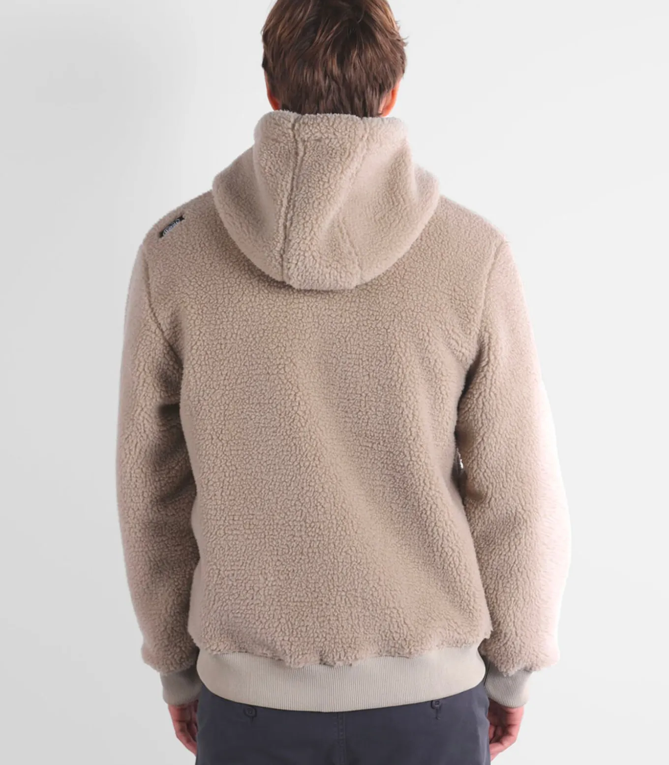 Sherpa hoodie met volledige rits SEFTY