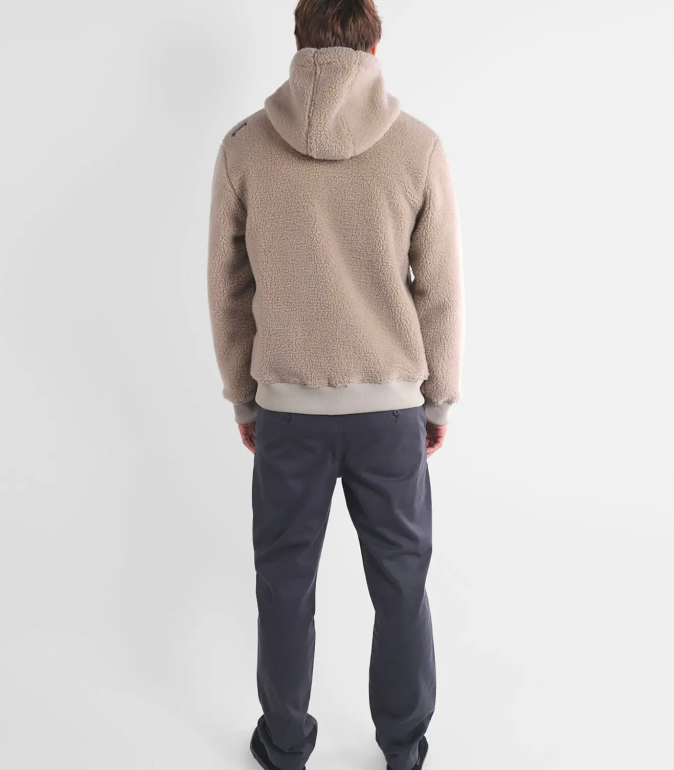 Sherpa hoodie met volledige rits SEFTY