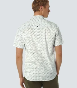 Shirt Korte Mouw Stretch Allover Bedrukt