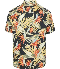 Shirt Print Hawaiian Bird of paradise