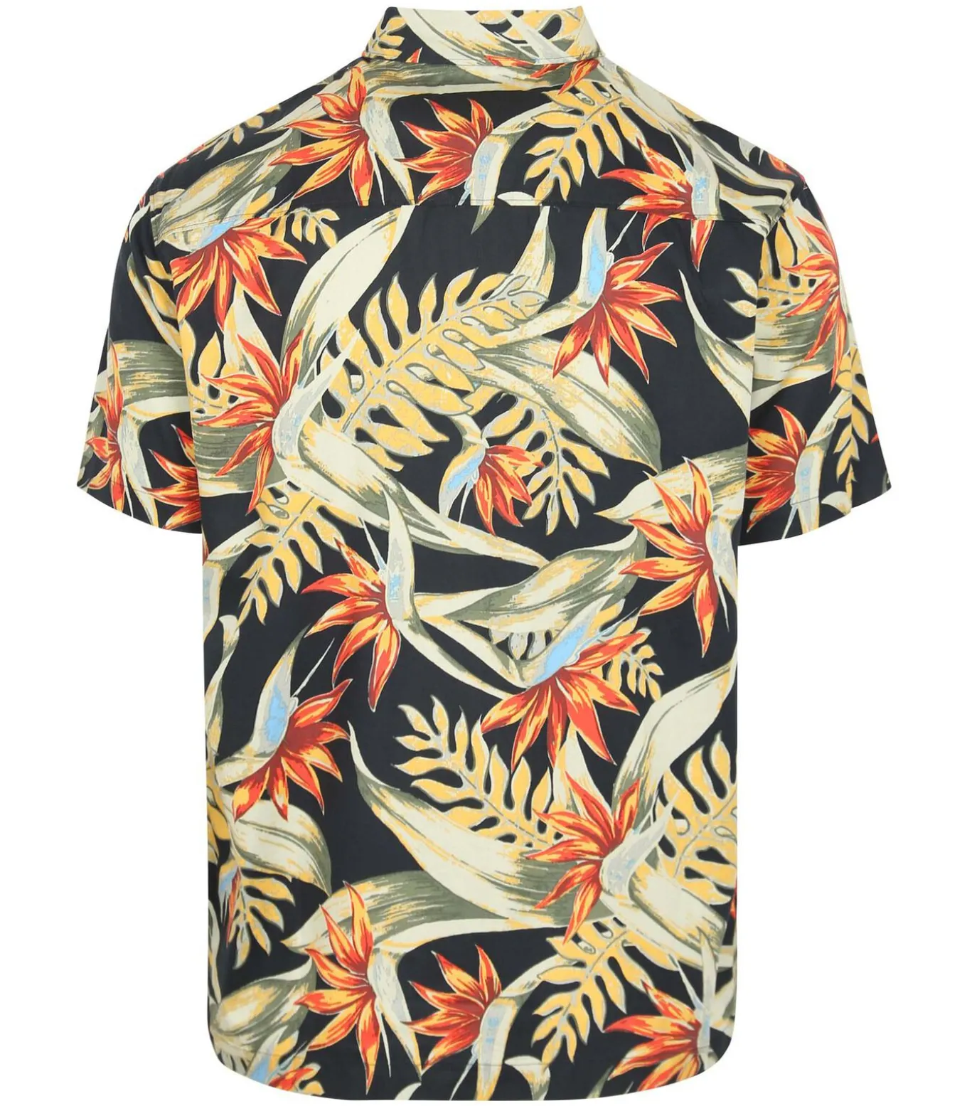 Shirt Print Hawaiian Bird of paradise