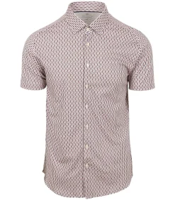 Short Sleeve Jersey Overhemd Print Multicolor