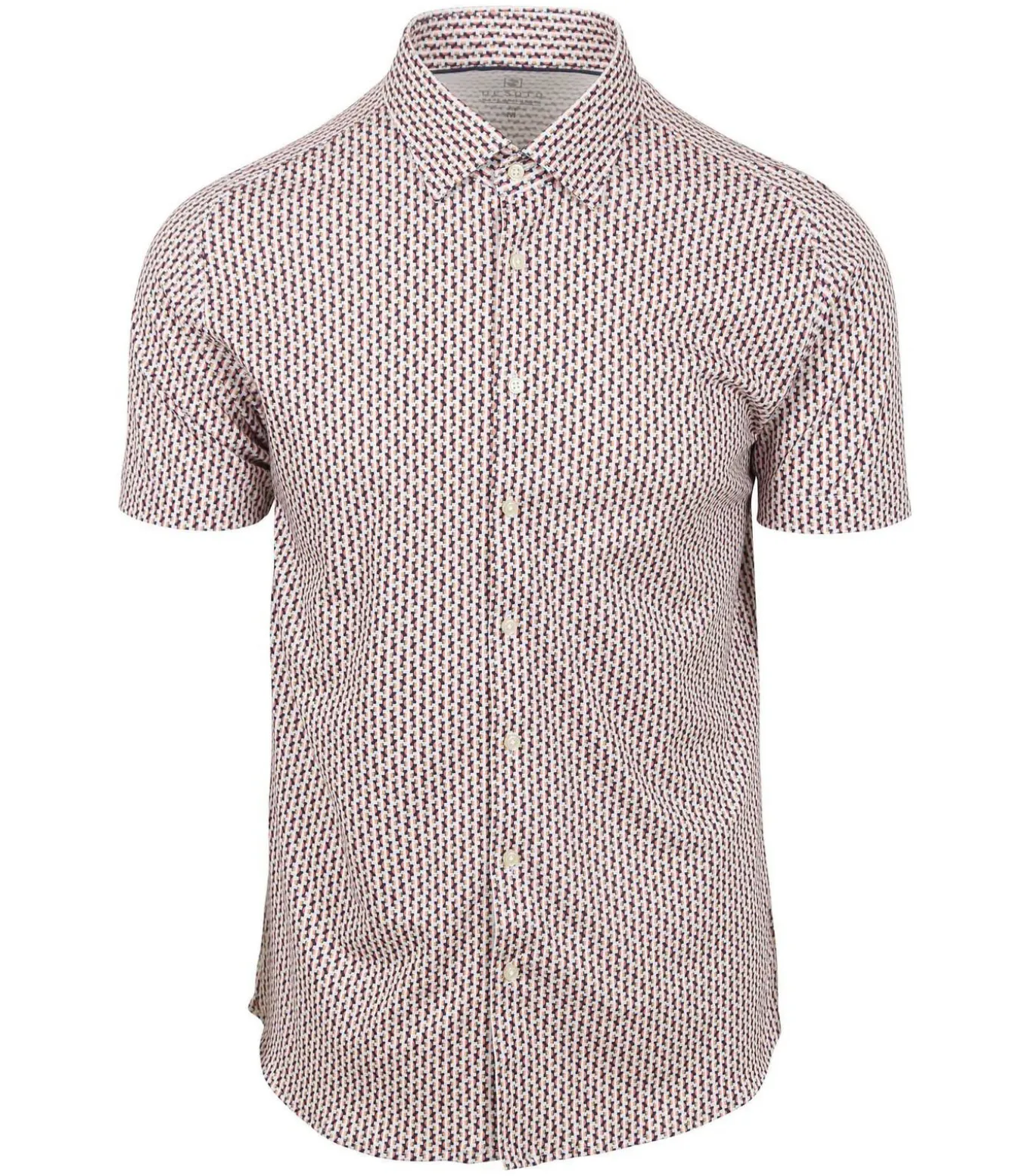 Short Sleeve Jersey Overhemd Print Multicolor