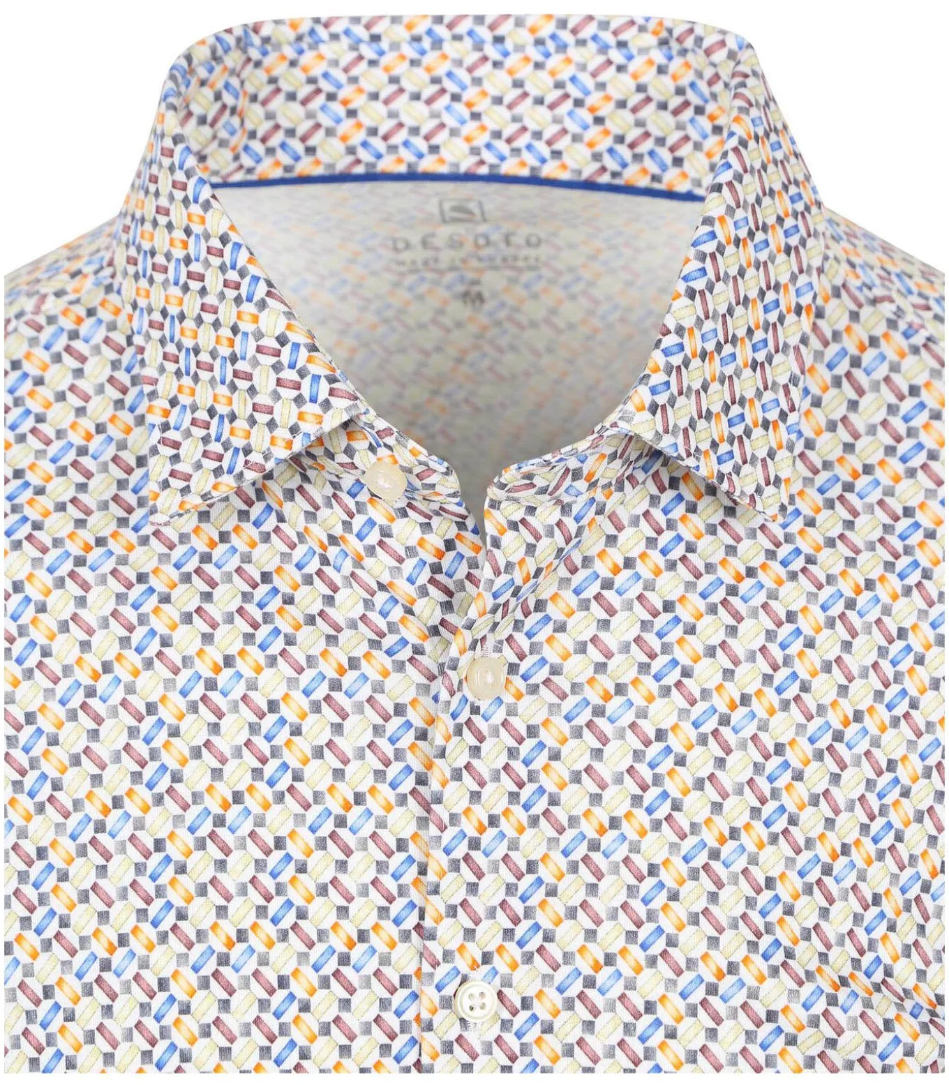 Short Sleeve Jersey Overhemd Print Multicolor