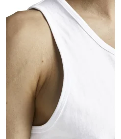 singlet 2 pack jacbasic tanktop white