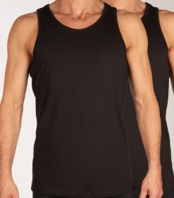 singlet 2 pack jacbasic tanktop black