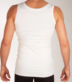 singlet 2 pack knitted singlet white