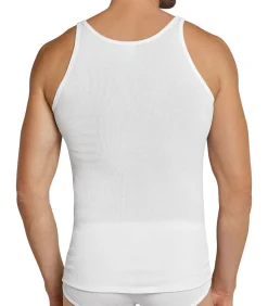 singlet 2 pack original classics 2-2 rib undershirts white