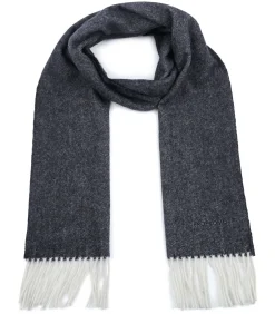 Sjaal Lamswol Navy Blauw