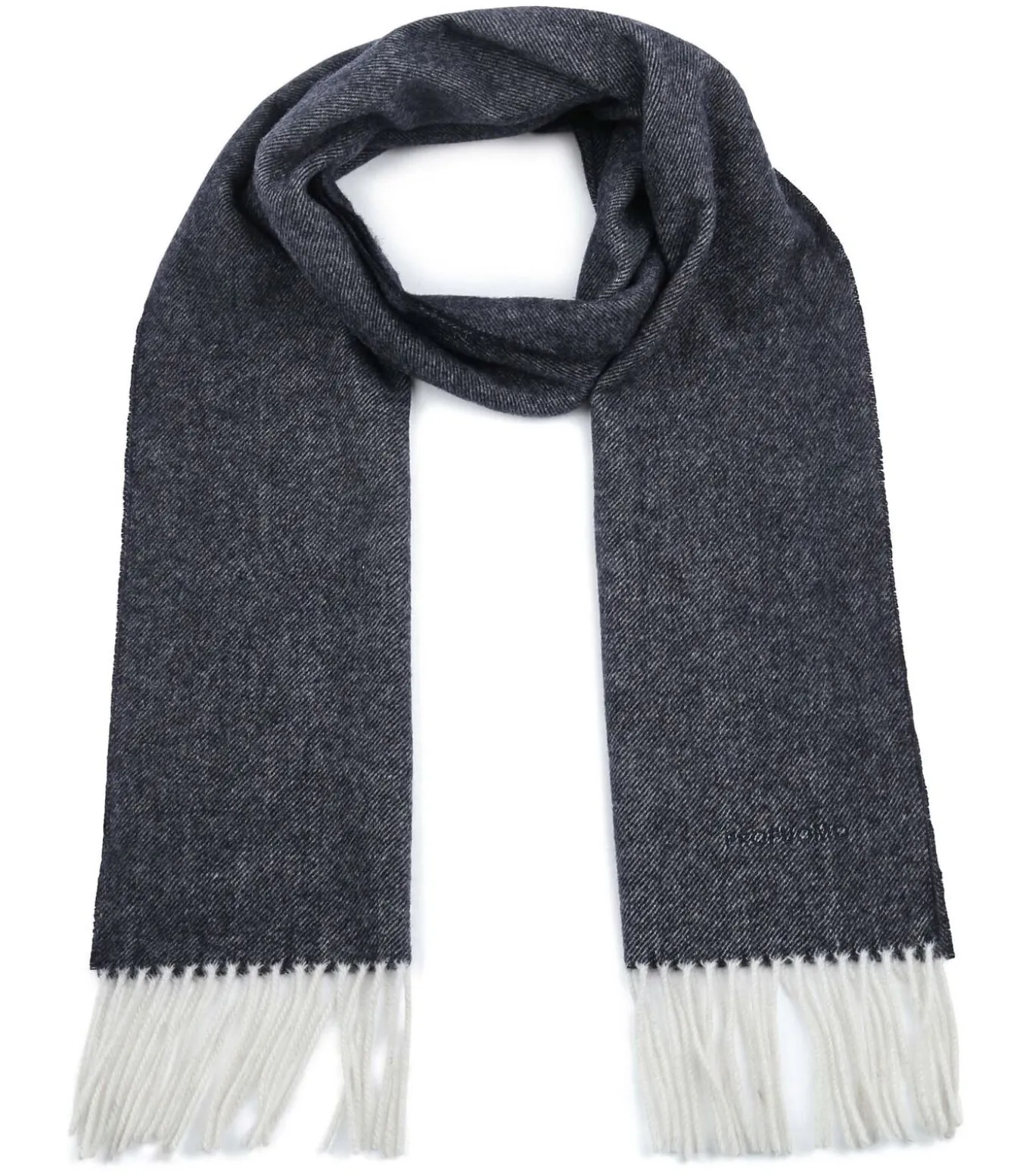 Sjaal Lamswol Navy Blauw