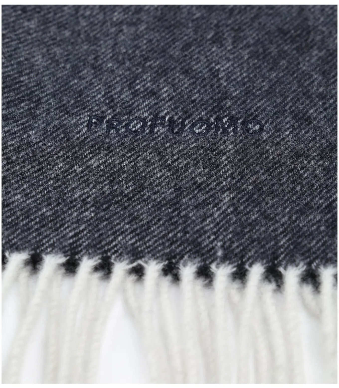 Sjaal Lamswol Navy Blauw