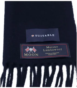 Sjaal Merino Wol Navy