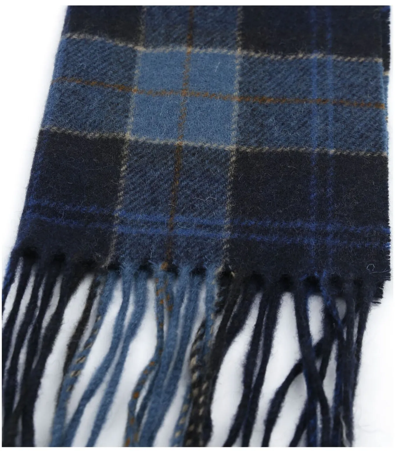 Sjaal Tartan Lams Wol Midnight