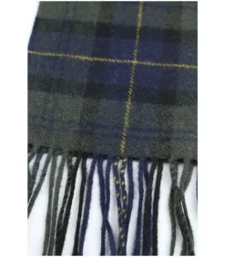 Sjaal Tartan Lamswol Klassiek Donkergroen