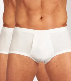 slip 2 pack 1-1 rib white