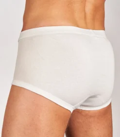 slip 2 pack 1-1 rib white