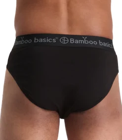 slip 3 pack knitted brief black