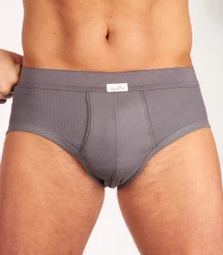 slip 3 pack new basic cotton 4-1 rib grey