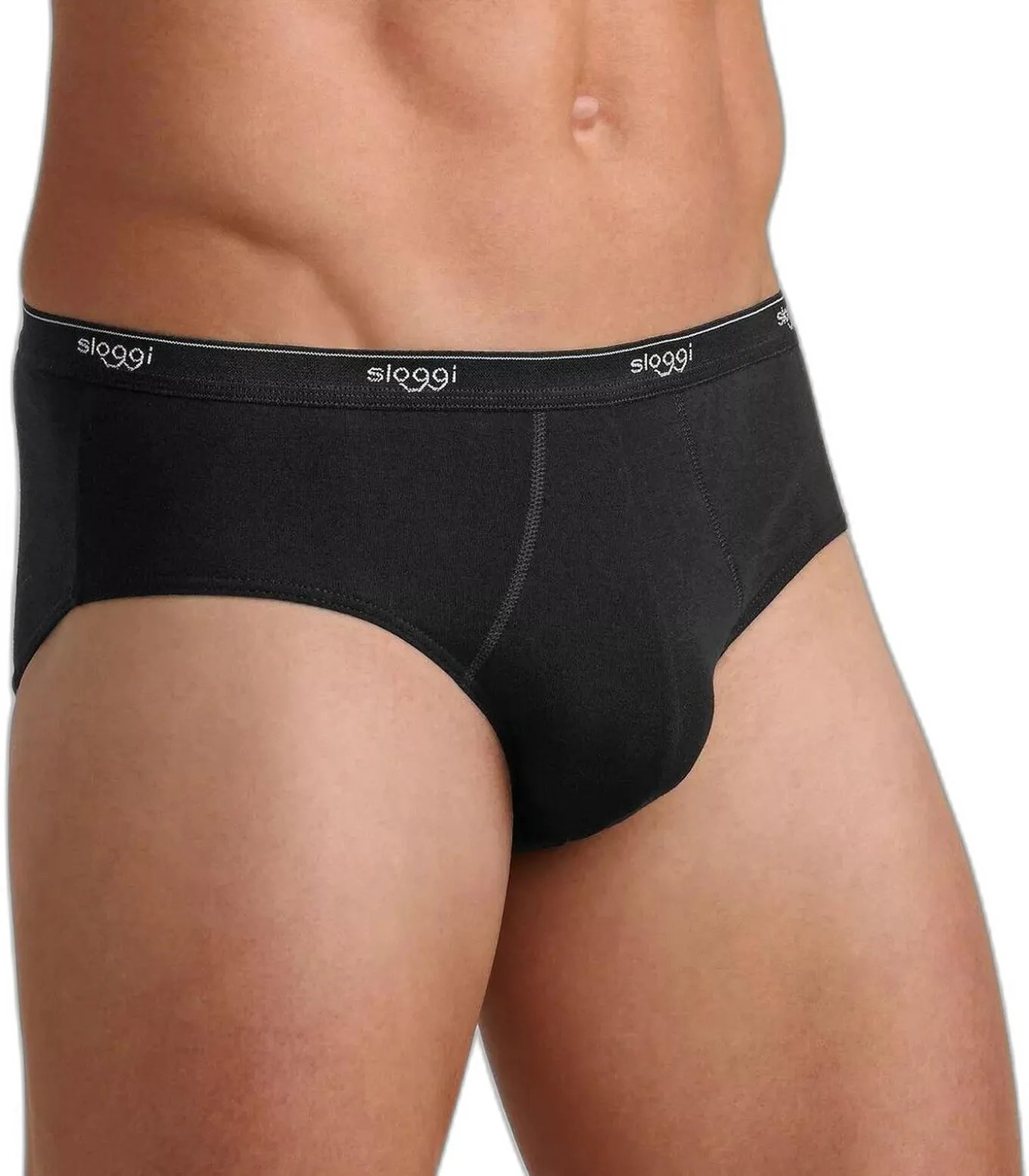 slip basic midi black