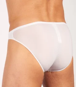 slip plumes micro briefs white