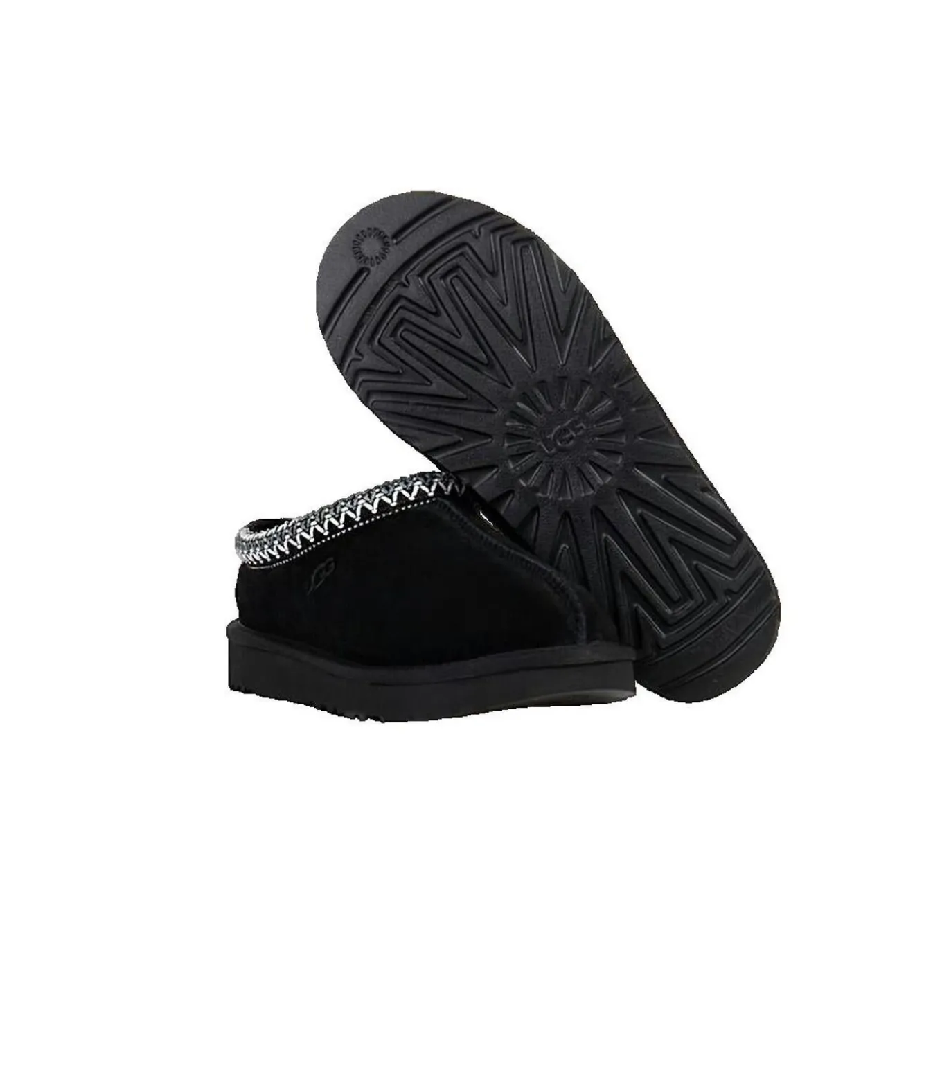 Slip-ons schoenen ugg Tasman zwart leer dames
